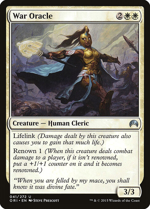 War Oracle - Magic Origins Magic card