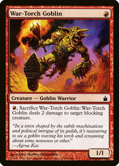 War-Torch Goblin - Ravnica: City of Guilds Magic card