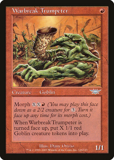 Warbreak Trumpeter - Legions Magic card