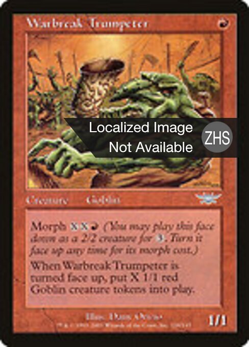 Warbreak Trumpeter - Legions (#116) - Illustrated by Dany Orizio - Magic: The Gathering Card