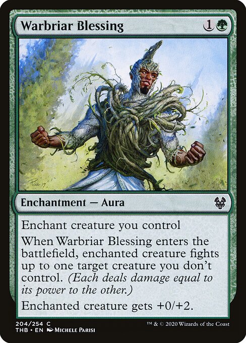 Warbriar Blessing - Theros Beyond Death Magic card
