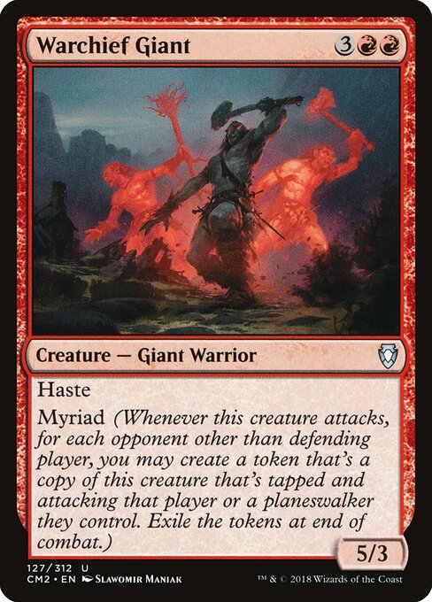 Warchief Giant - Commander Anthology Volume II Magic card