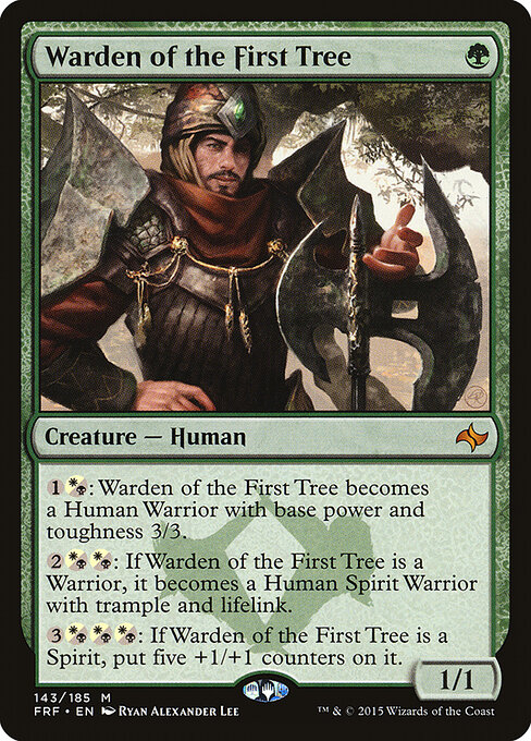Warden of the First Tree - Fate Reforged Magic card