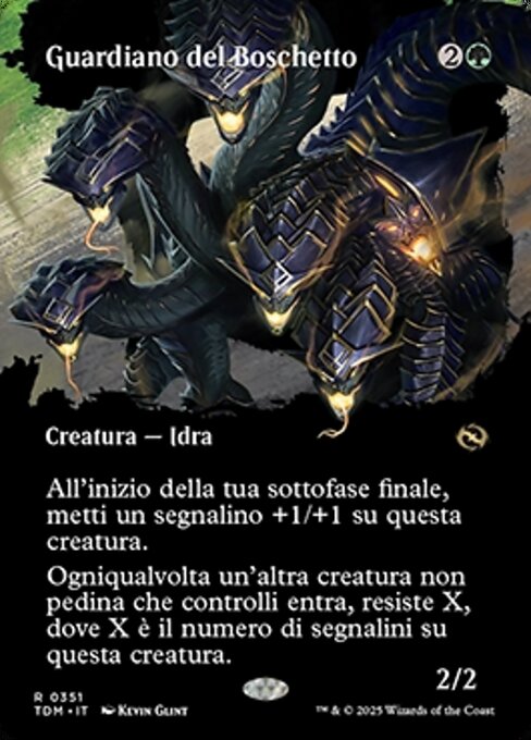 Hüterin des Hains (Warden of the Grove) - Tarkir: Dragonstorm (#166) - Illustrated by Alexander Ostrowski - Magic: The Gathering Card