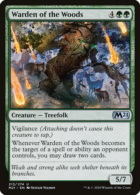 Warden of the Woods - Core Set 2021 Magic card
