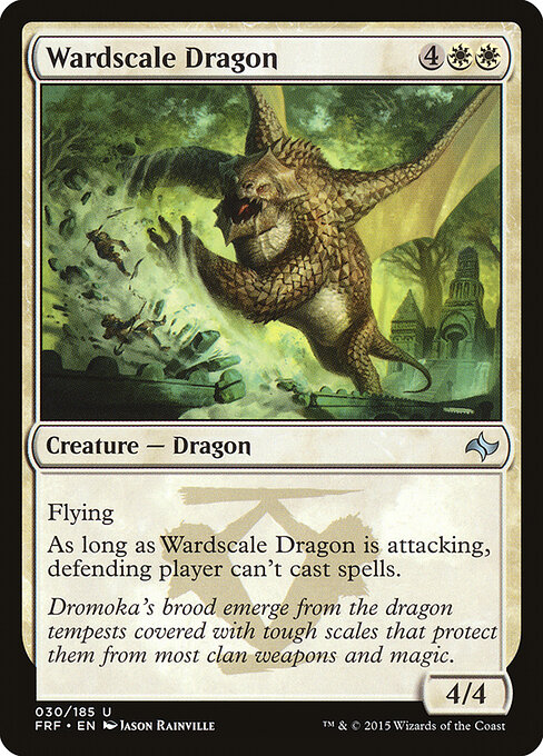 Wardscale Dragon - Fate Reforged Magic card