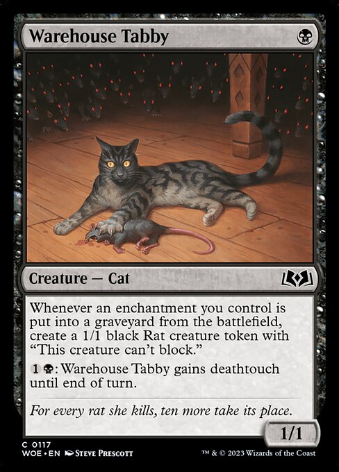 Warehouse Tabby - Wilds of Eldraine Magic card