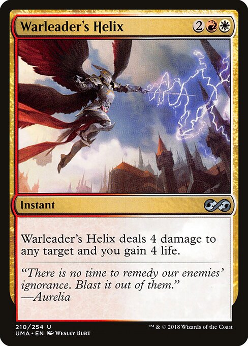 Warleader's Helix - Ultimate Masters (#210) - Illustrated by Wesley Burt - Magic: The Gathering Card