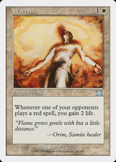 Warmth - Classic Sixth Edition Magic card