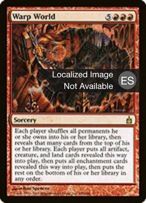 歪んだ世界 (Warp World) - Tenth Edition (#248) - Illustrated by Ron Spencer - Magic: The Gathering Card
