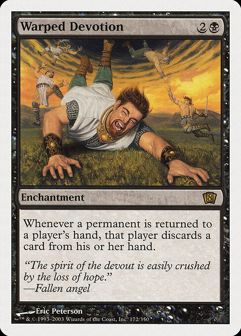 Warped Devotion - Eighth Edition (#172) - Illustrated by Eric Peterson - Magic: The Gathering Card
