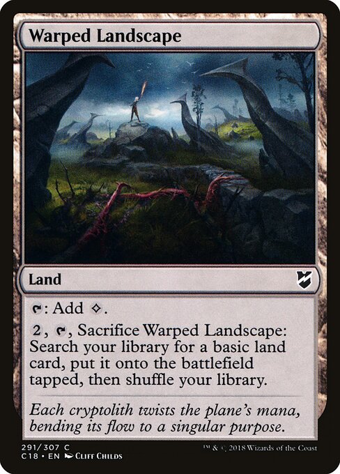 Warped Landscape - Commander 2018 Magic card