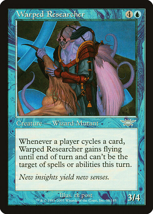Warped Researcher - Legions Magic card