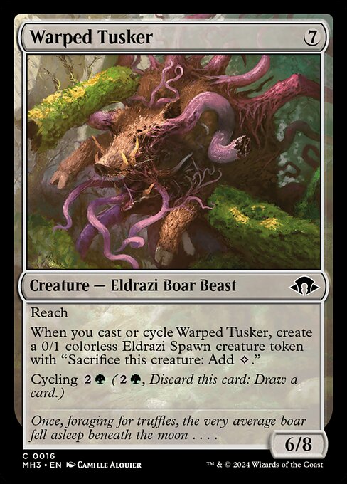 Warped Tusker - Modern Horizons 3 Magic card