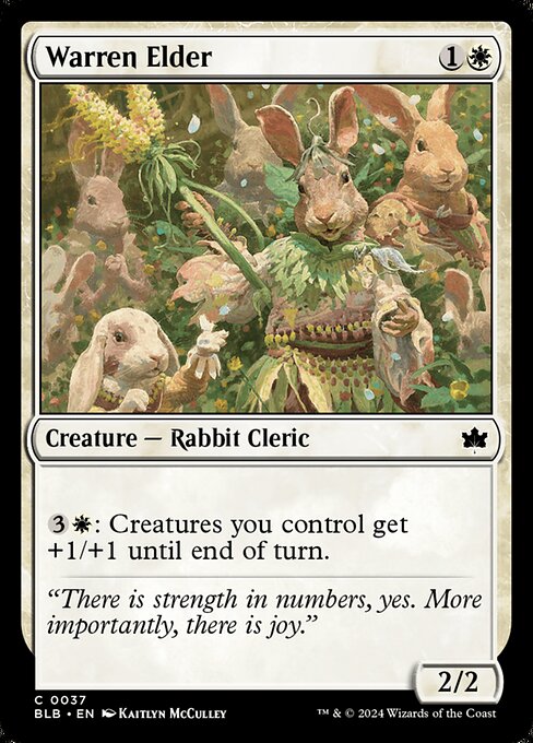 Warren Elder - Bloomburrow Magic card