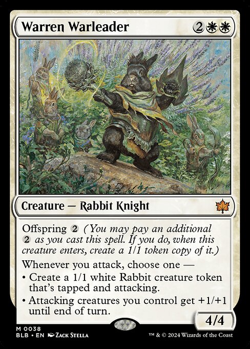 Warren Warleader - Bloomburrow Magic card