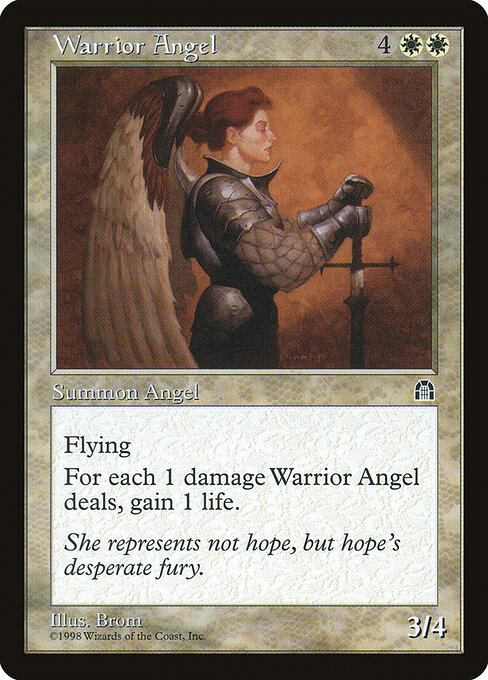 Warrior Angel - Stronghold Magic card
