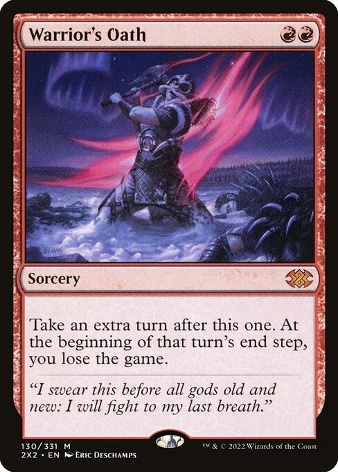 Warrior's Oath - Double Masters 2022 Magic card
