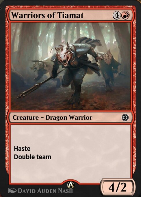 Warriors of Tiamat - Alchemy Horizons: Baldur's Gate (#64) - Illustrated by David Auden Nash - Magic: The Gathering Card