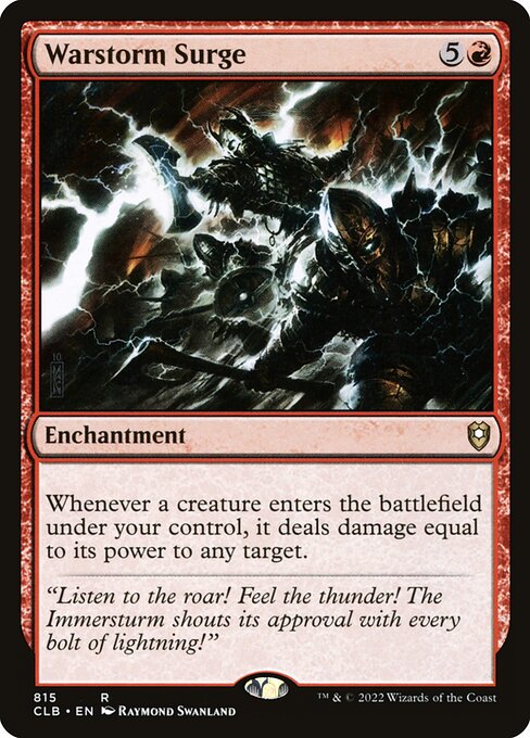 Warstorm Surge - Commander Legends: Battle for Baldur's Gate Magic card