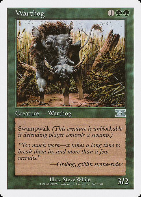 Warthog - Classic Sixth Edition Magic card