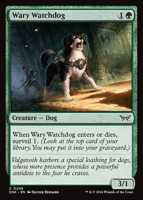 Wary Watchdog - Duskmourn: House of Horror Magic card