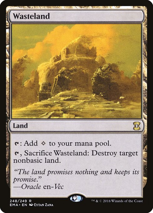 Wasteland - Eternal Masters Magic card