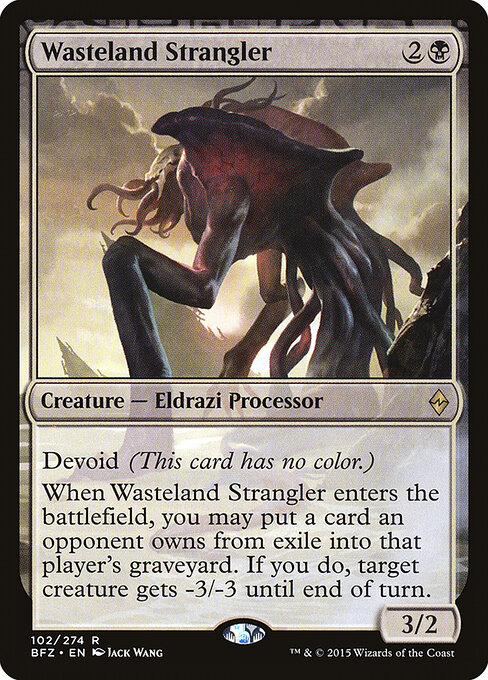 Wasteland Strangler - Battle for Zendikar Magic card
