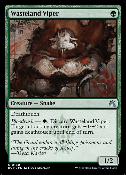 Wasteland Viper - Ravnica Remastered Magic card