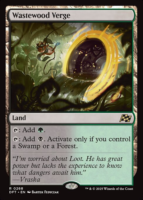 Wastewood Verge - Aetherdrift Magic card