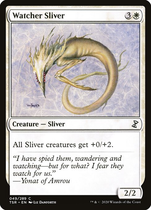 Watcher Sliver - Time Spiral Remastered Magic card
