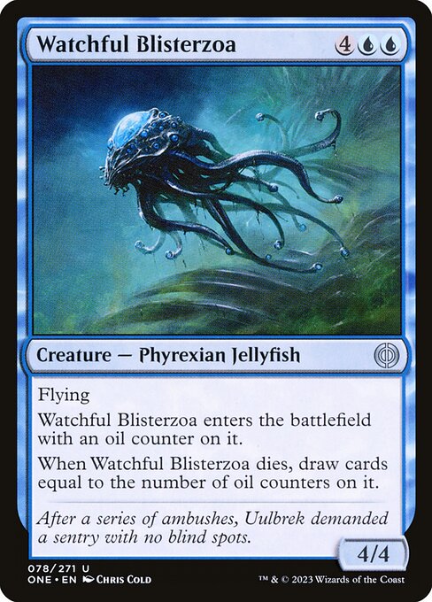 Watchful Blisterzoa - Phyrexia: All Will Be One Magic card