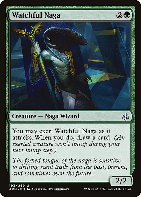 Watchful Naga - Amonkhet Magic card