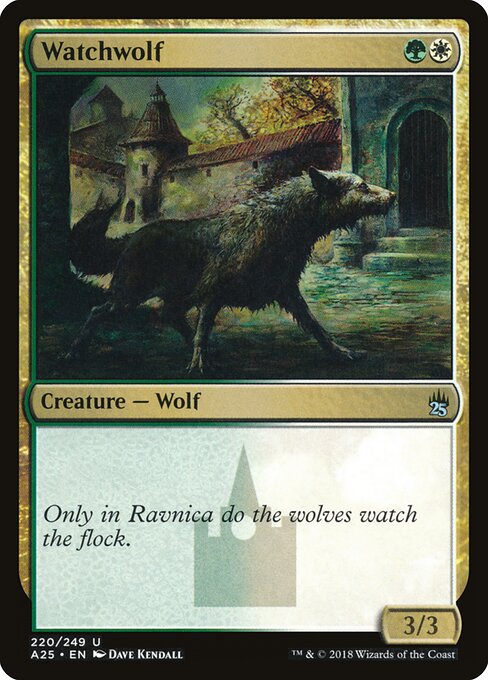 Watchwolf - Masters 25 Magic card