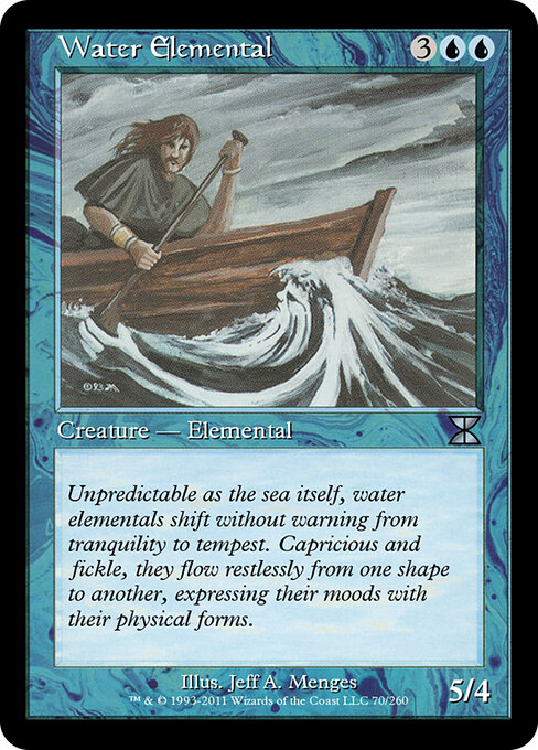 Water Elemental - Masters Edition IV Magic card