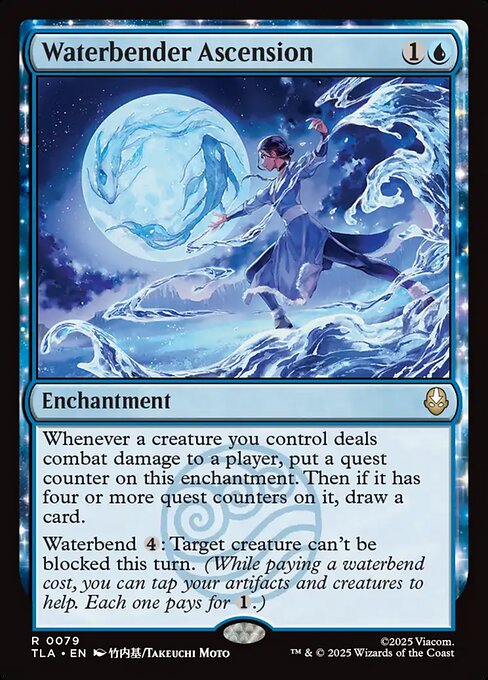 Waterbender Ascension - Avatar: The Last Airbender Magic card