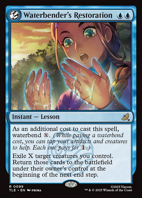 Waterbender's Restoration - Avatar: The Last Airbender Eternal Magic card