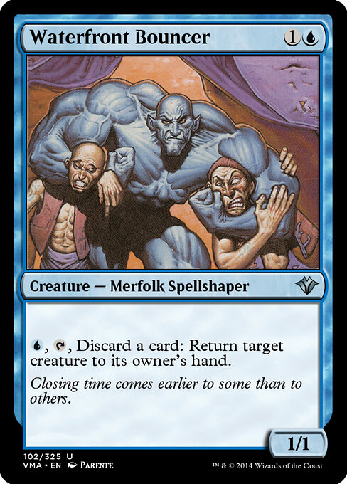 Waterfront Bouncer - Vintage Masters Magic card