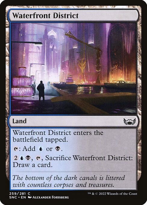 Waterfront District - Streets of New Capenna Magic card