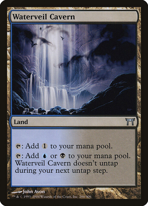 Waterveil Cavern - Champions of Kamigawa Magic card