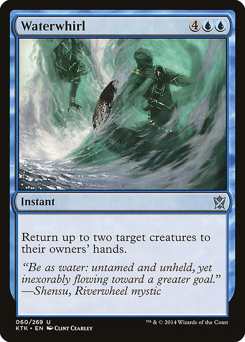 Waterwhirl - Khans of Tarkir Magic card
