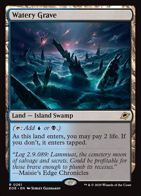 Watery Grave - Edge of Eternities Magic card