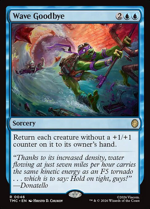 Wave Goodbye - Teenage Mutant Ninja Turtles Eternal Magic card