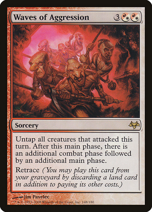 Waves of Aggression - Eventide Magic card