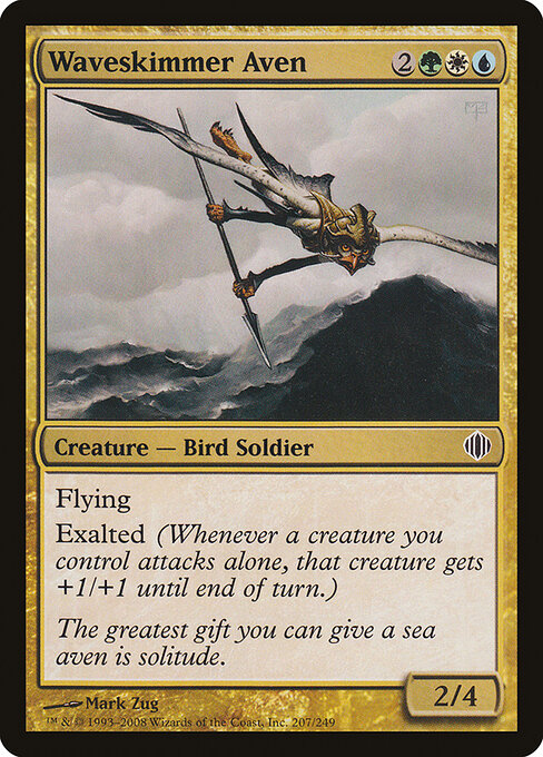 Waveskimmer Aven - Shards of Alara Magic card
