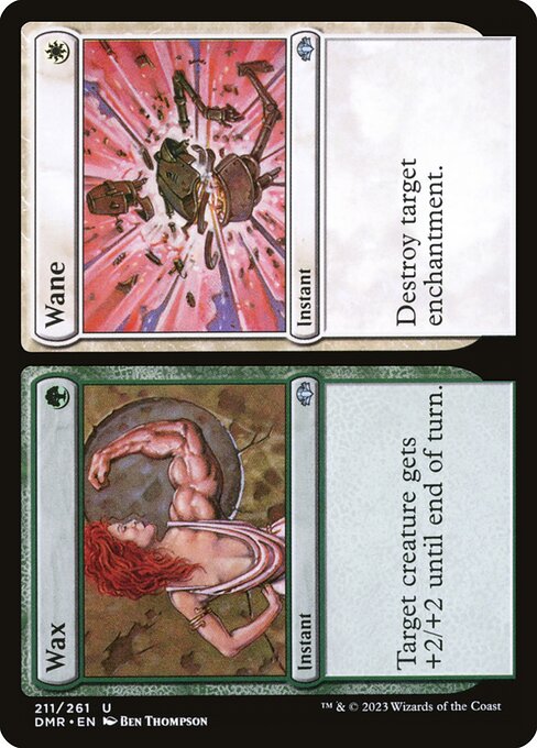Wax // Wane - Dominaria Remastered Magic card