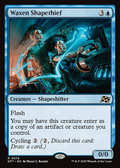 Waxen Shapethief - Aetherdrift Magic card