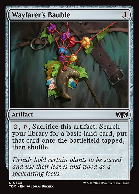 Wayfarer's Bauble - Tarkir: Dragonstorm Commander Magic card