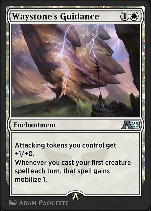 Waystone's Guidance - Alchemy: Tarkir (#3) - Illustrated by Adam Paquette - Magic: The Gathering Card