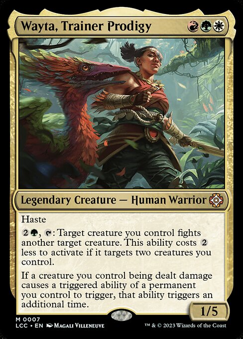 Wayta, Trainer Prodigy - The Lost Caverns of Ixalan Commander Magic card